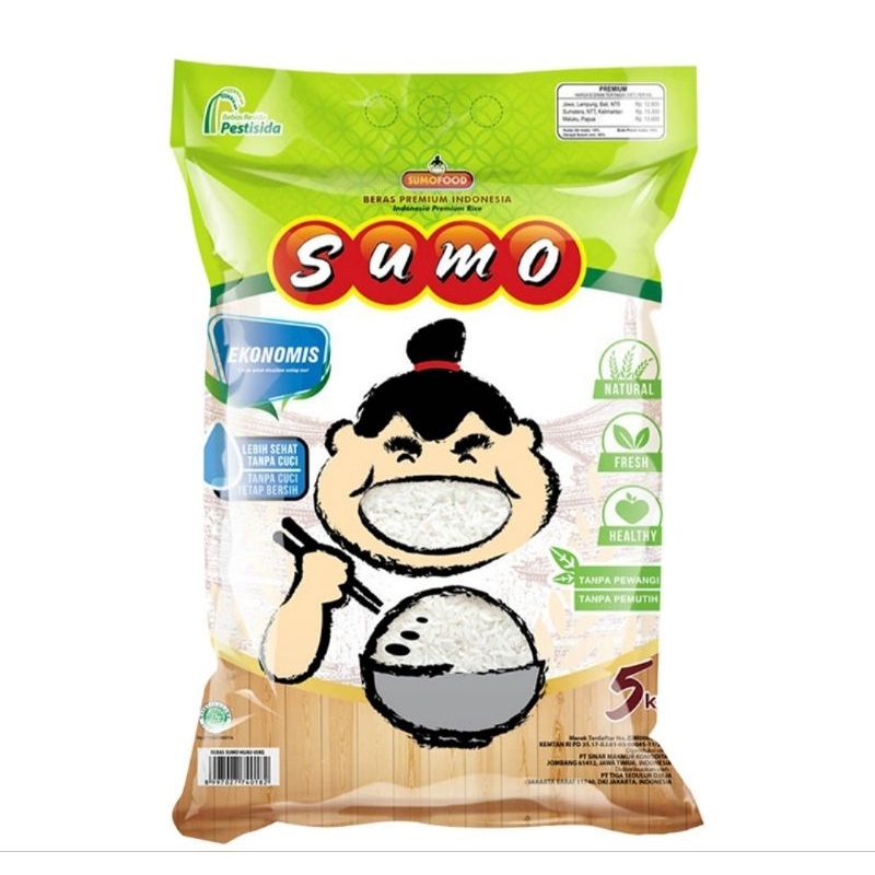 

Sumo Beras Ekonomis Kemasan Hijau 5 kg