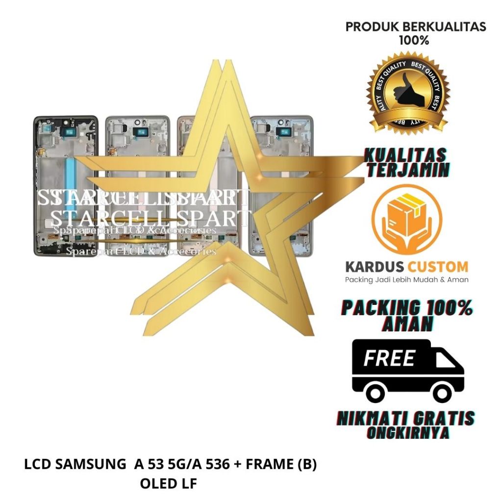 LCD SAMSUNG A 53 5G/A 536 + FRAME (B) OLED LF (S/N)