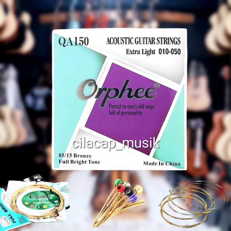 SENAR ORPHEE QA150 SENAR GITAR ORPHEE 10 - 50 SENAR GITAR AKUSTIK