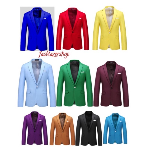 Jas pria terbaru Jas pria formal Jas pria pink  merah biru muda