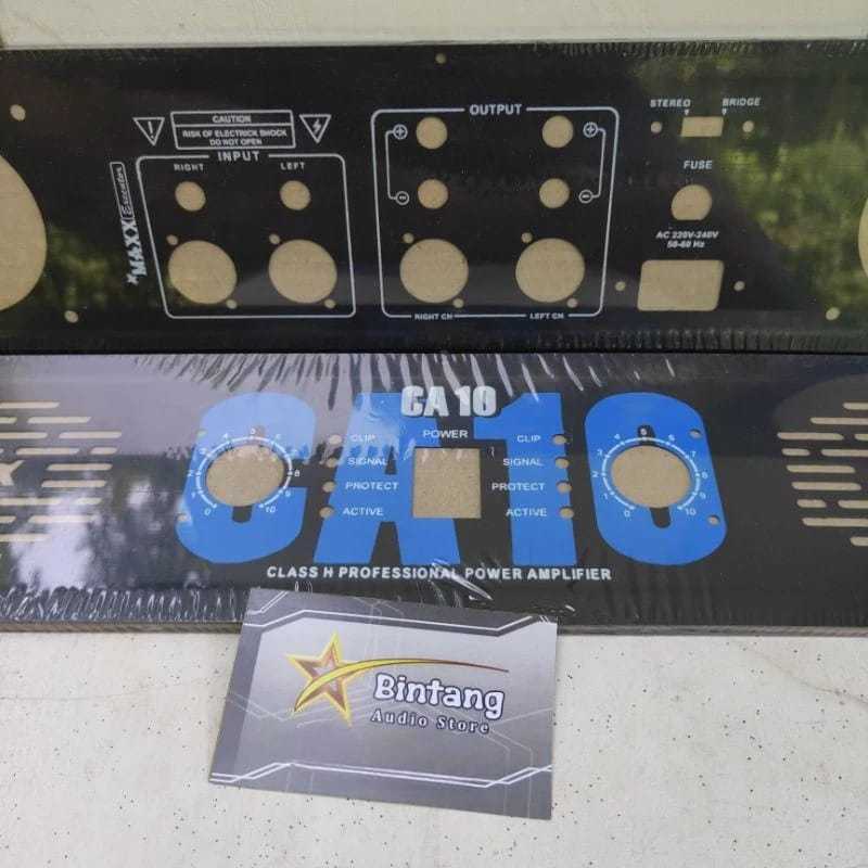 Plat CA 10 Depan Belakang Box CA10 Bahan Tebal