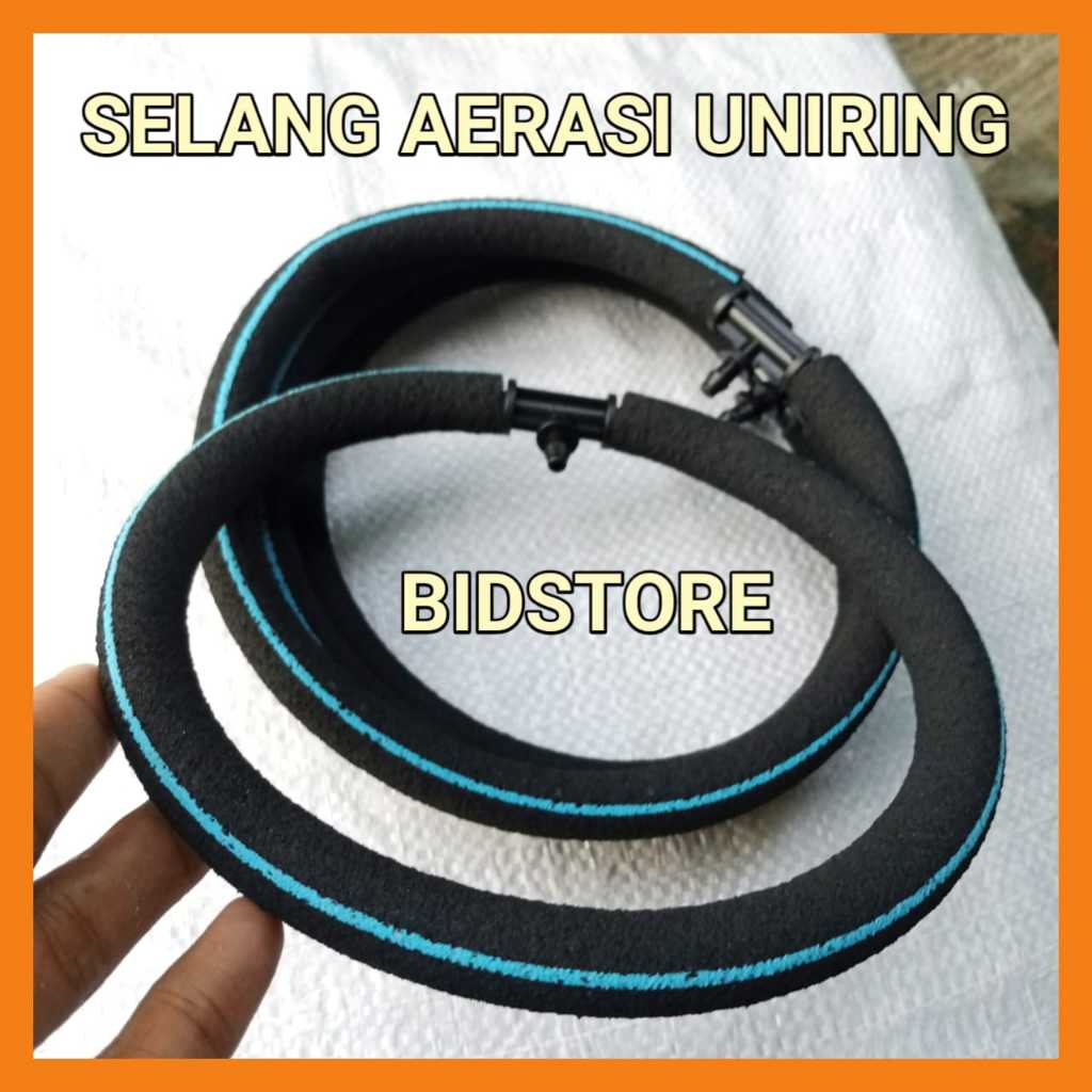 SET Lengkap Selang uniring Aerator Nano aerasi 10/16 Kolam ikan koi, kolam nila, aquarium irigasi da