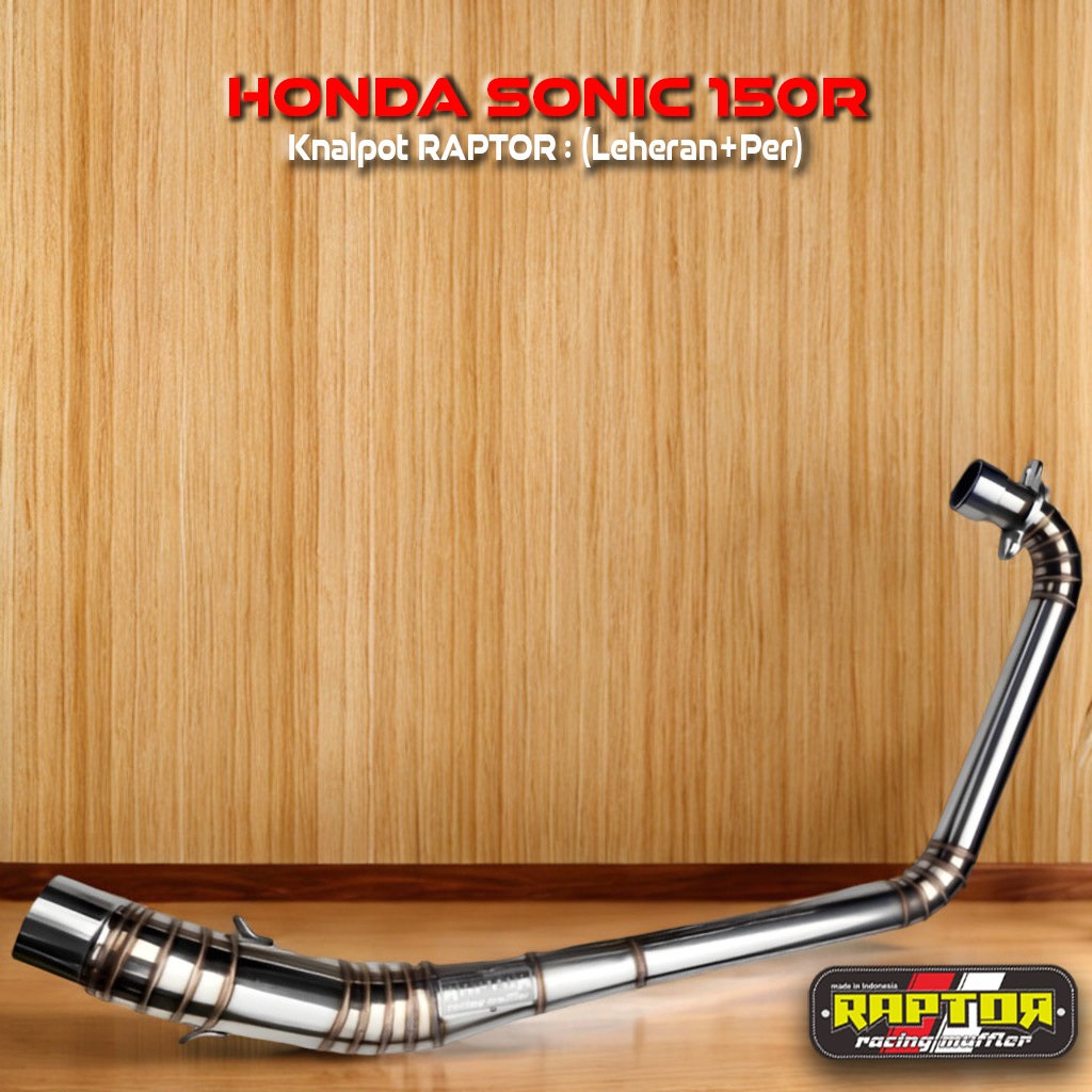 RAPTOR Leheran Knalpot Racing Honda Sonic 150R - Original