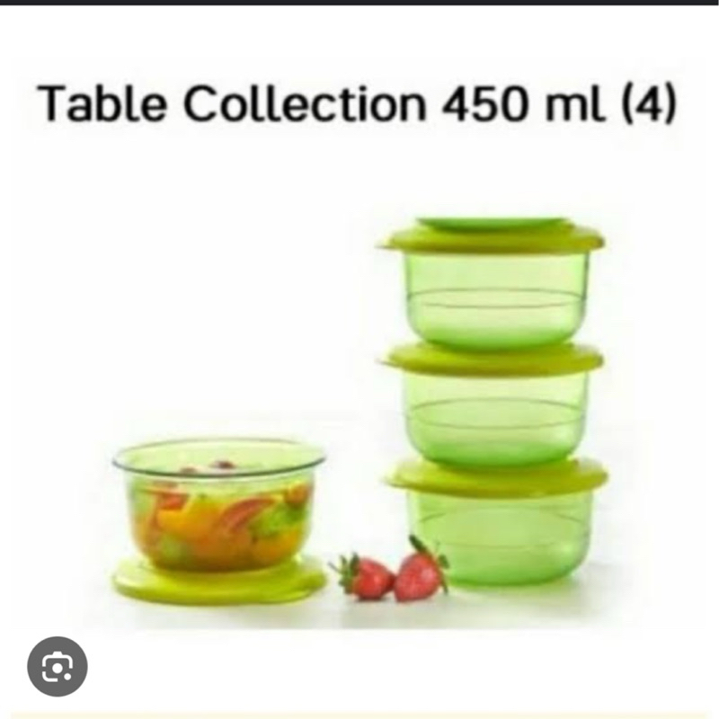 Table Collection Tupperware @450ml Rp 60.000/pc
