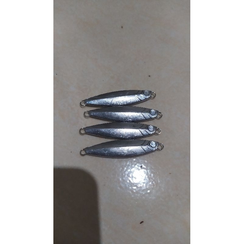 Umpan mancing metal jig model copy jigpara 10 gram cetakan CNC