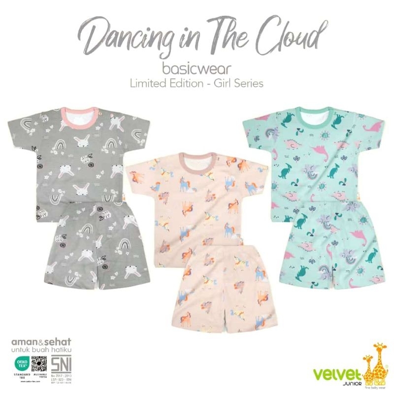 Velvet Junior | Setelan Pendek DW girl series S - XXL