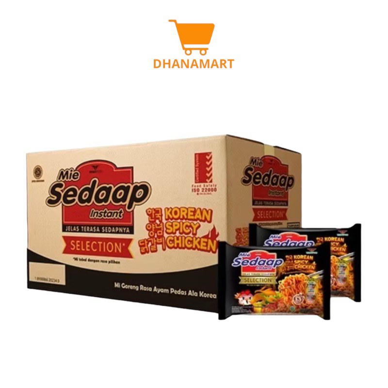 

1 DUS MIE SEDAAP KOREAN SPICY CHICKEN 87gr