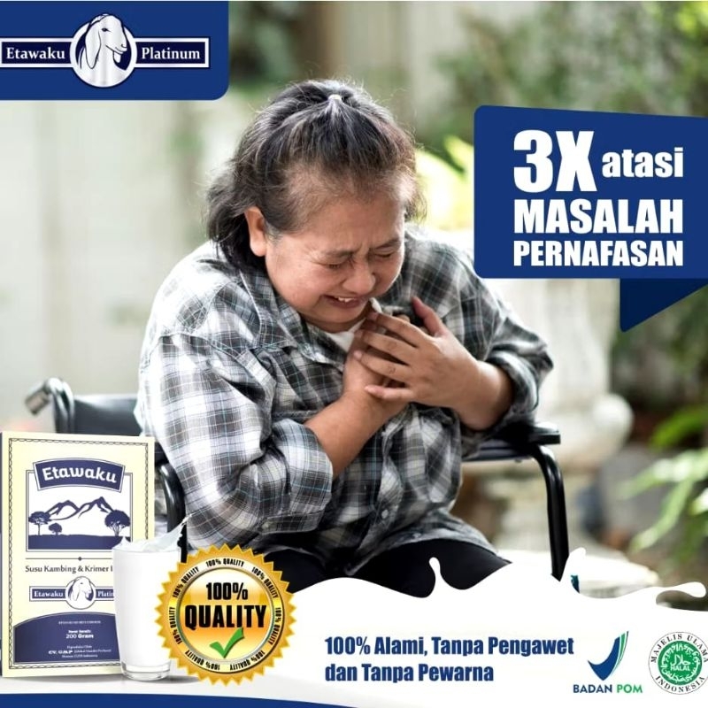 

Etawaku Platinum -Susu Kambing Etawa Murni + Krimer bubuk yang Berkhasiat untuk atasi Masalah Pernafasan & Meningkatkan Stamina Tubuh