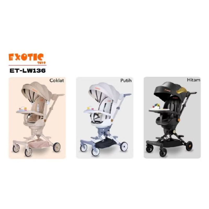 Kereta dorong bayi Stroller exotic LW 136