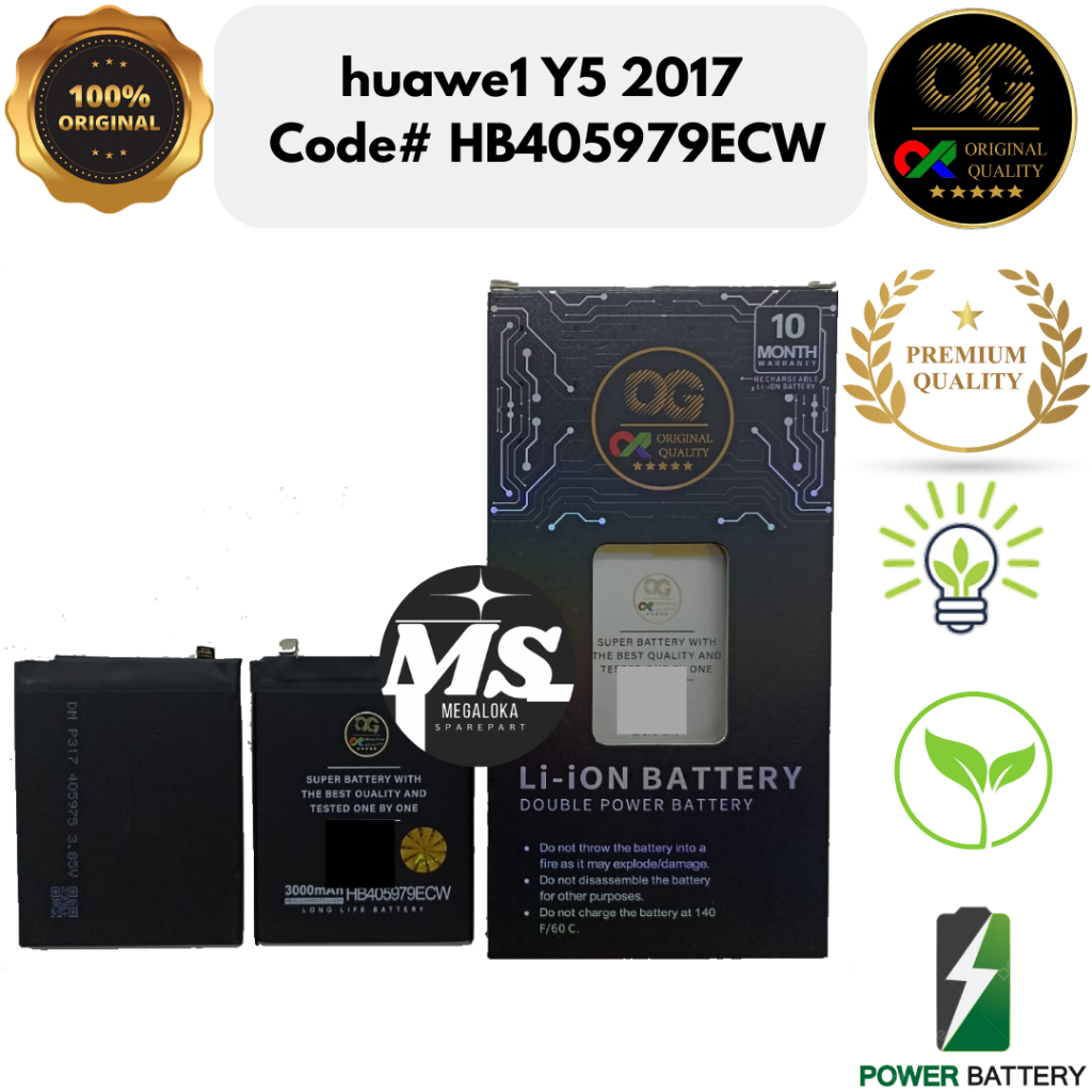 BATERAI HAUWEI Y5 2017 CODE : HB405979ECW