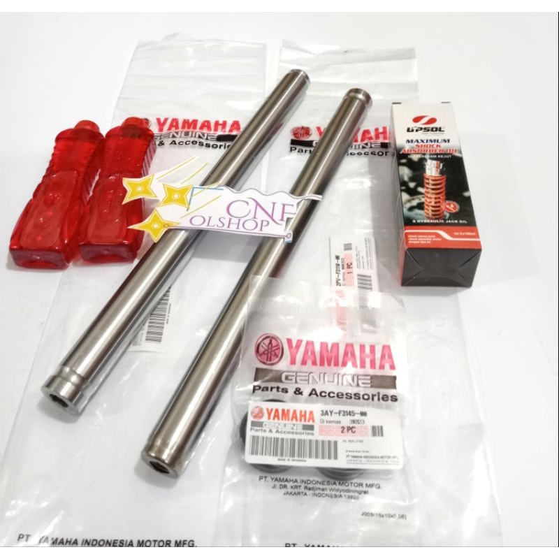 PAKET AS SHOCK DEPAN YAMAHA MX KING ( AS SATU PASANG+ SEAL SHOCK DAN OIL SHOCK SATU PASANG)