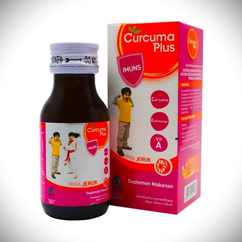 Curcuma Plus Imuns Sirup 60 ml - Vitamin Anak