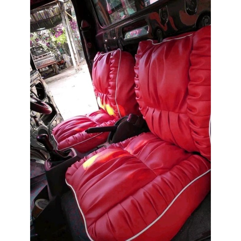 sarung jok mobil Mega carry/cover jok mobil Mega carry motif sofa full dan mobil lainnya