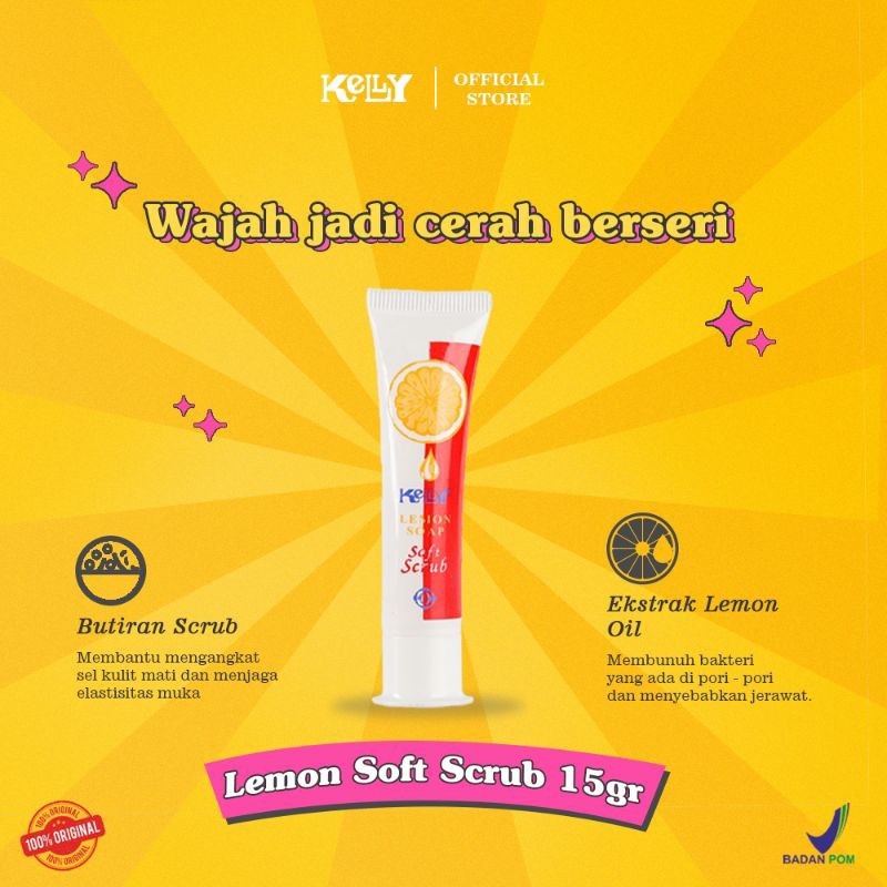 Kelly Lemon Soap (soft scrub 15 gr)