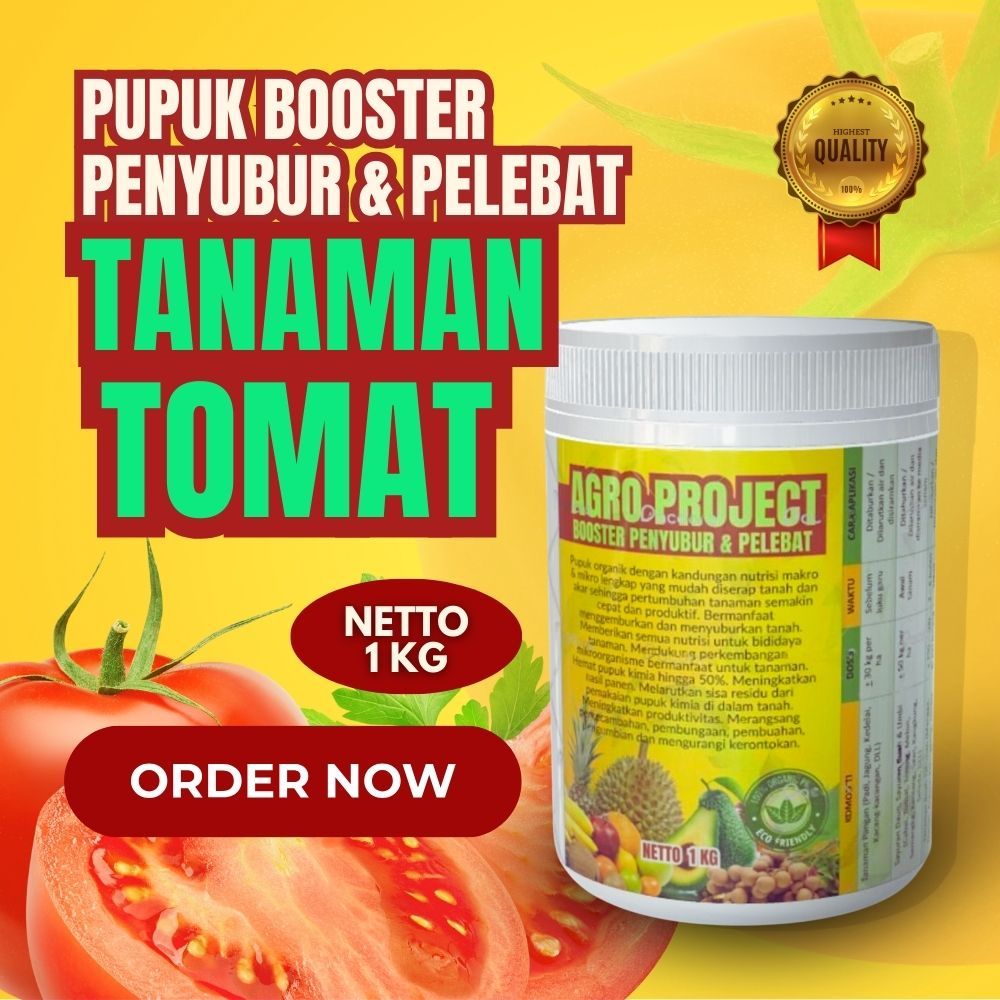 Pupuk Organik Tomat  Hasil Buah Lebat, Kualitas Terbaik untuk Panen Optima
