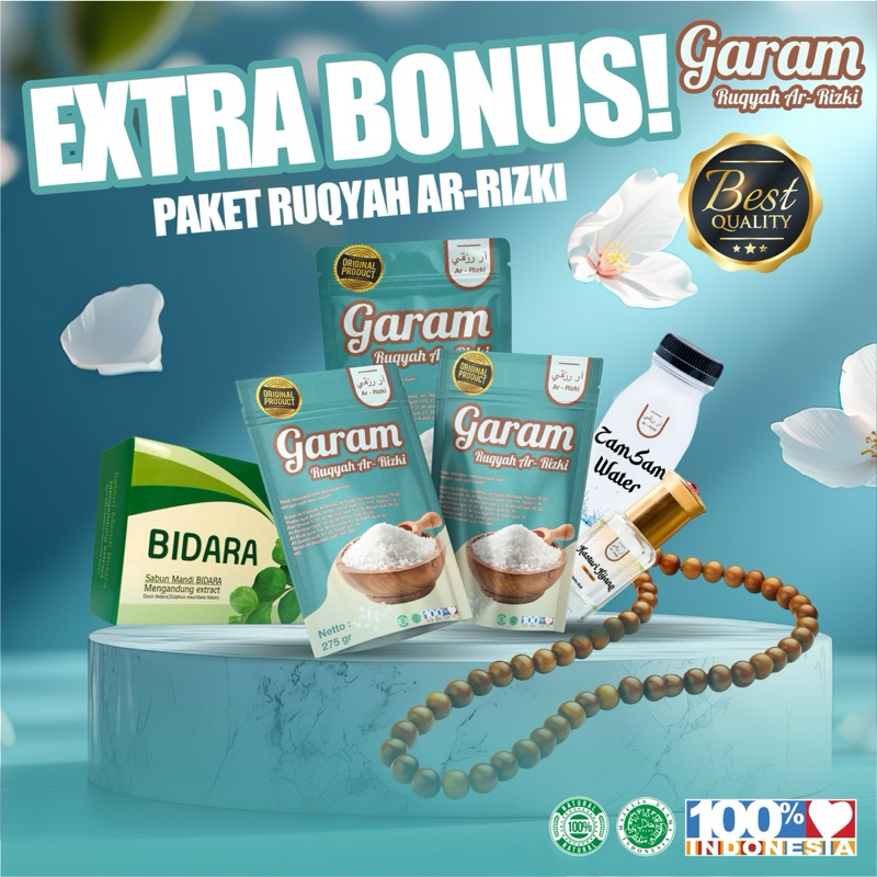 

Paket Keluarga Garam Ruqyah Ar-Rizki 275gram