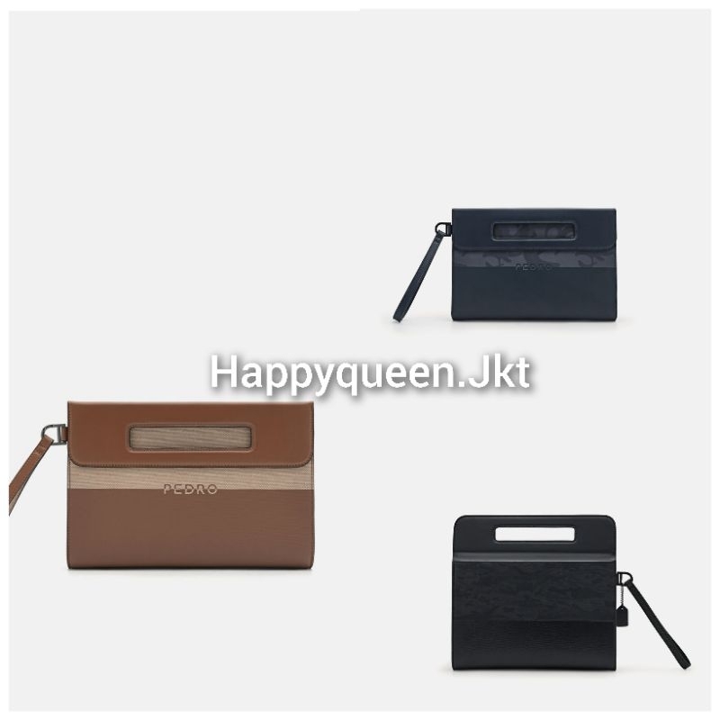 Tas Clutch Asbel Pedro Original Pria Cowok Laki-Laki Man Clutches Bag