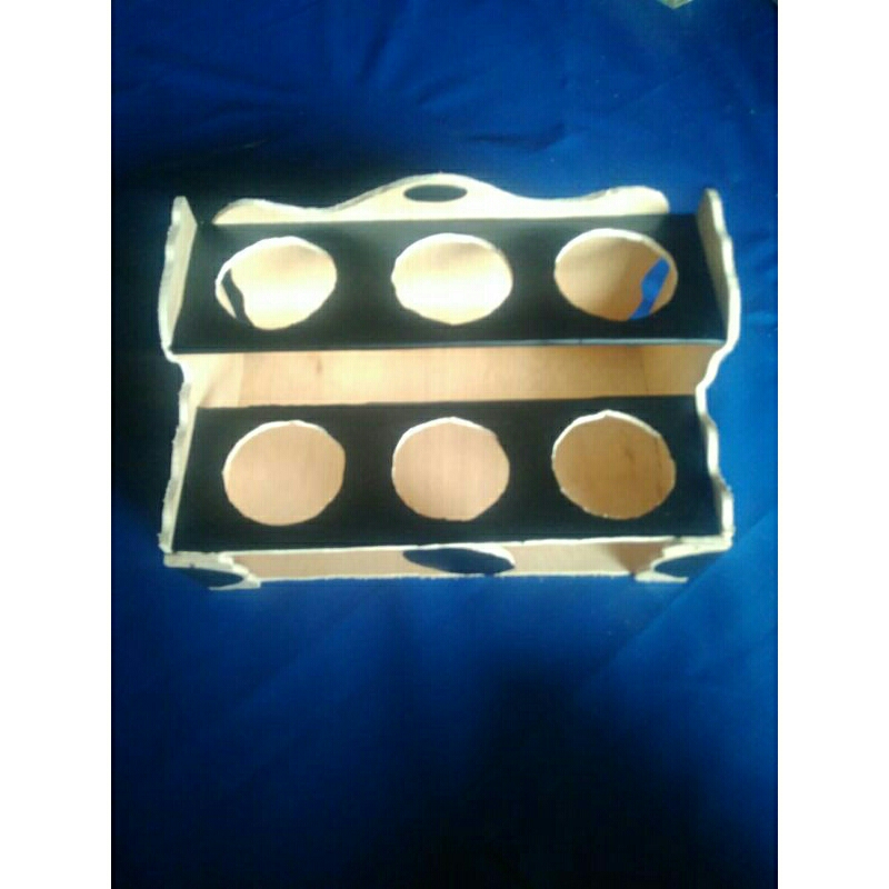 

rak gelas, botol lobang 6 tingkat 2