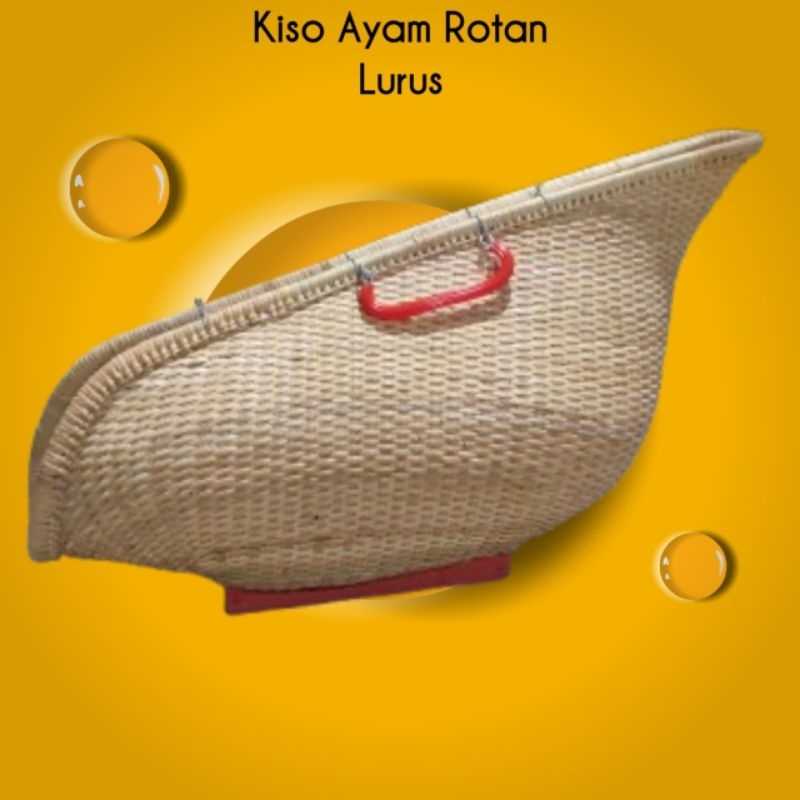 Kiso Ayam Bangkok Bahan Rotan Rapih dan Halus