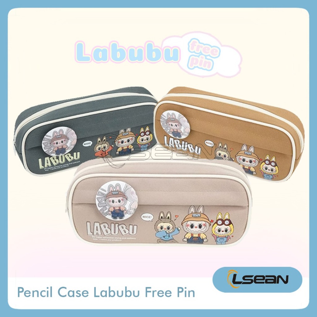 

TEMPAT PENSIL LUCU MOTIF KARTUN LABUBU AESTHETIC PENCIL CASE KAPASITAS BESAR