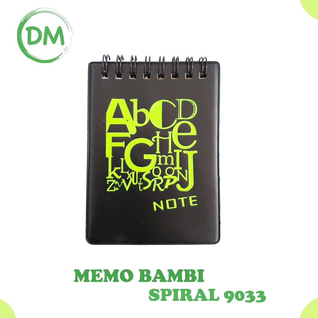 

9033 BAMBI NOTEBOOK MEMO TEGAK