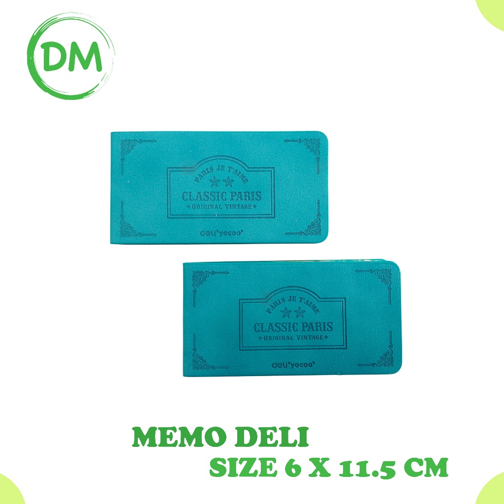 

7708 DELI MEMO DIARY MINI / BUKU CATATAN NOTEBOOK polos