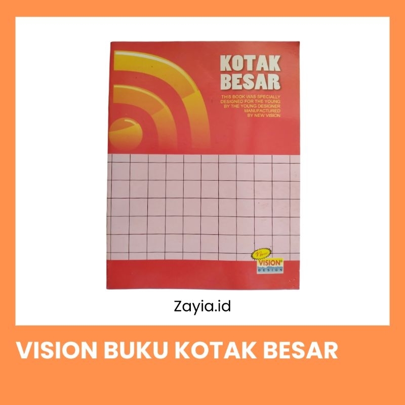 

VISION Buku Kotak Besar Isi 30 Lembar