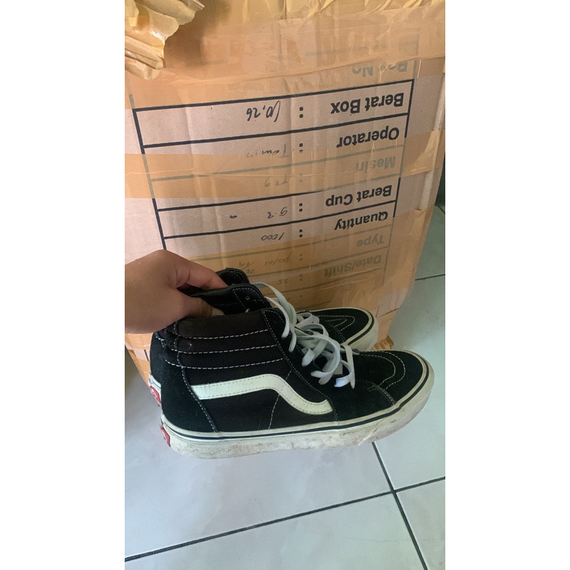 vans sk8-hi bw second