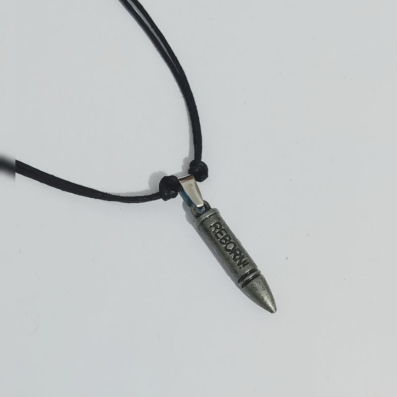 Kalung Tali Liontin Peluru