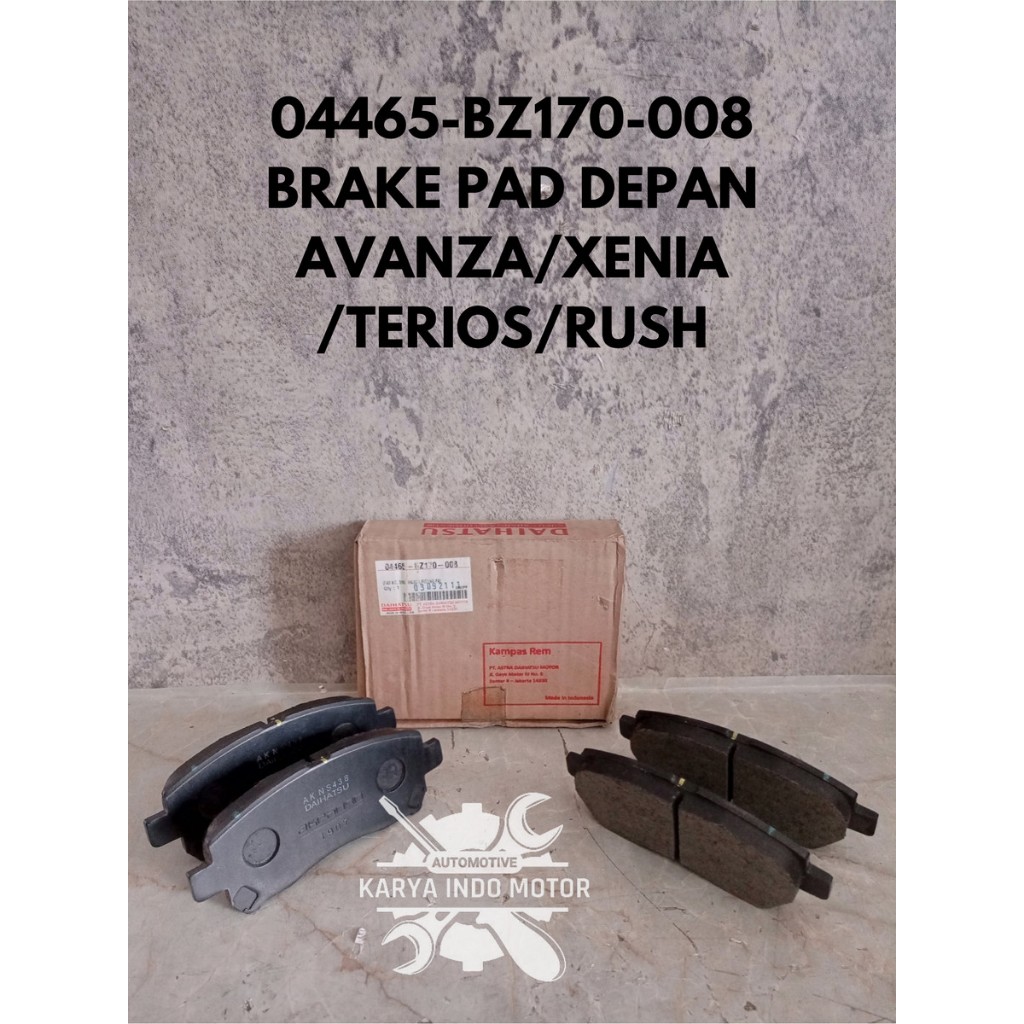 Brake Pad Avanza Xenia Rush Terios APV Taruna Maven 04465-BZ170-008