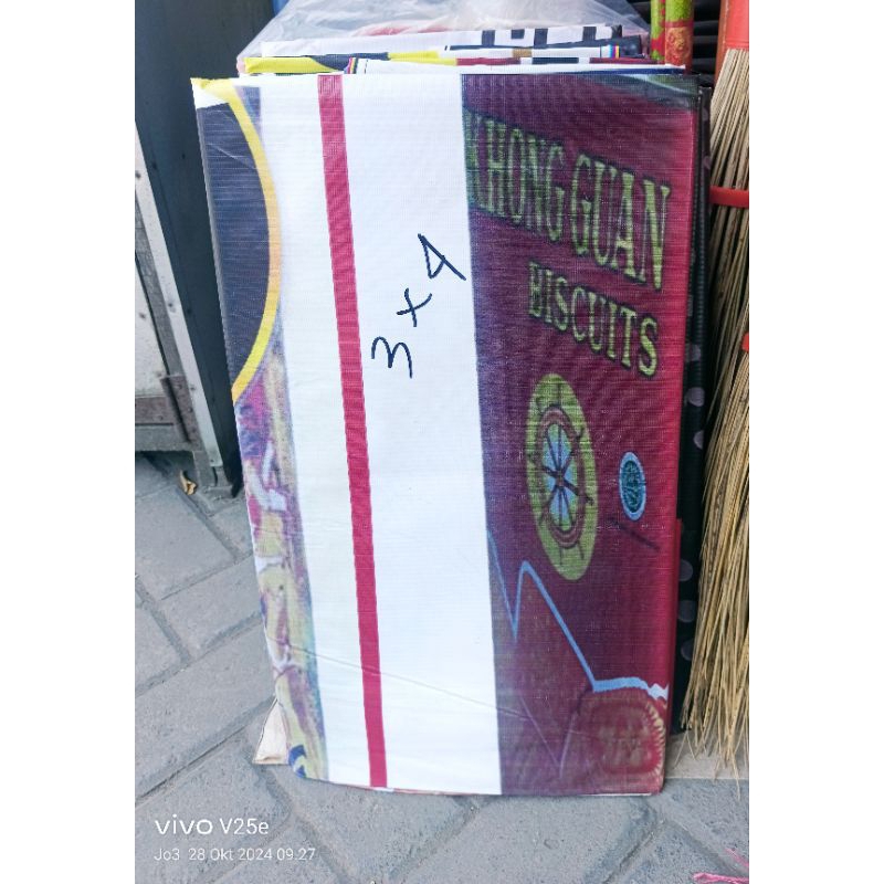 Baleho / Banner Bekas Jenis China ukuran 3x4