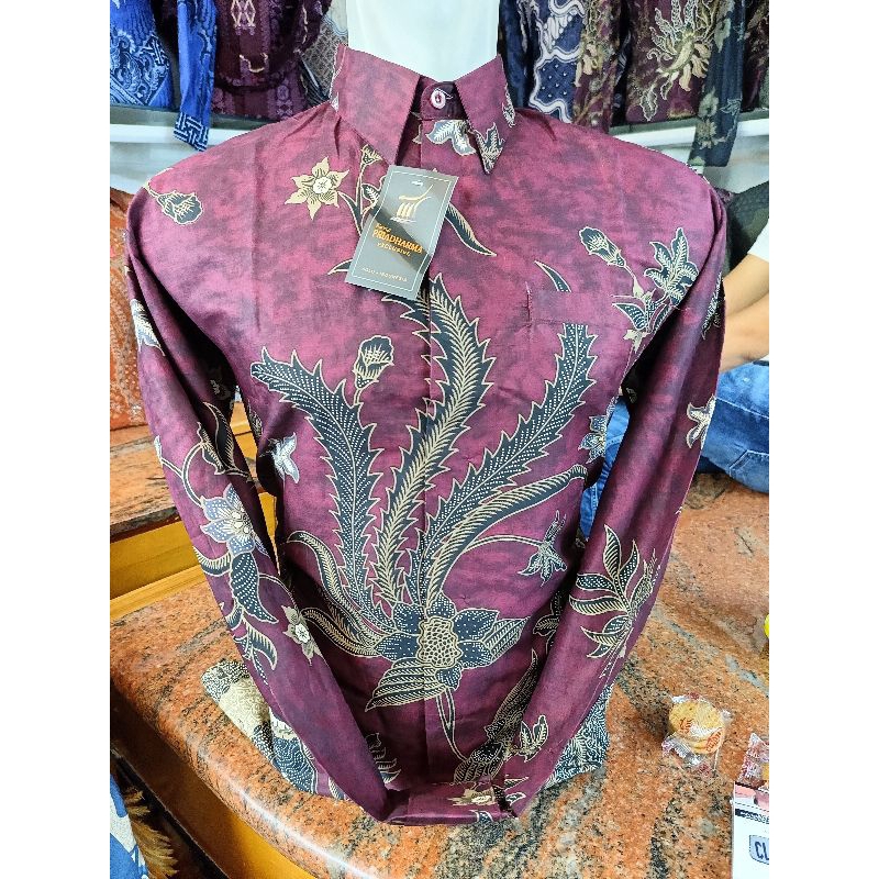 baju batik pria lengan panjang/ batik premium/ kemeja batik/batik katun premium/baju/baju batik
