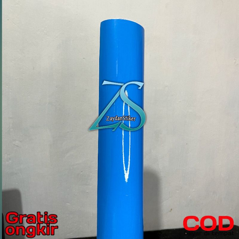 SKOTLET WARNA BIRU MUDA GLOSSY