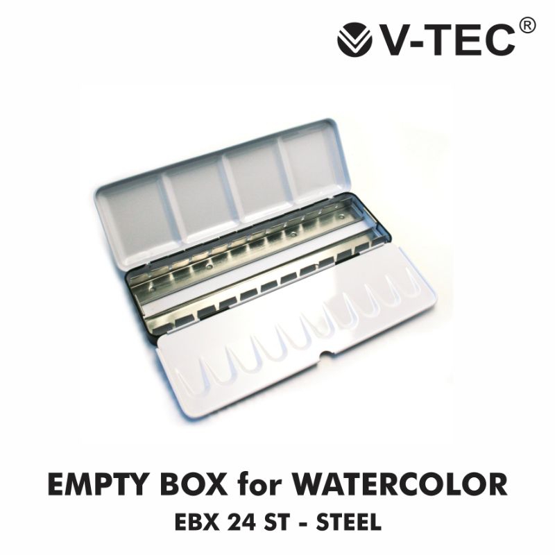 

V-TEC Empty Box For Watercolor Type EBX 24 ST - Steel