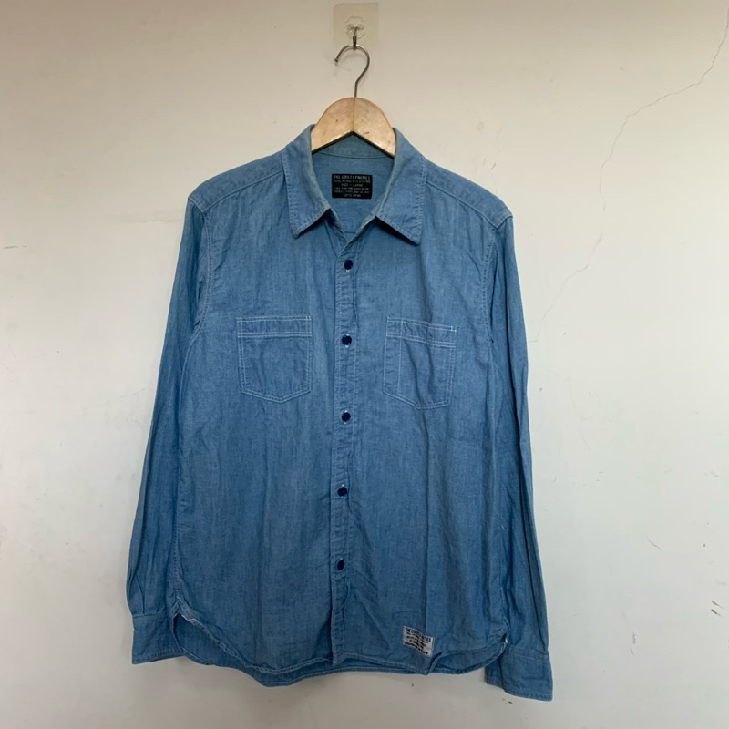 kemeja guilty parties wacko maria denim shirt