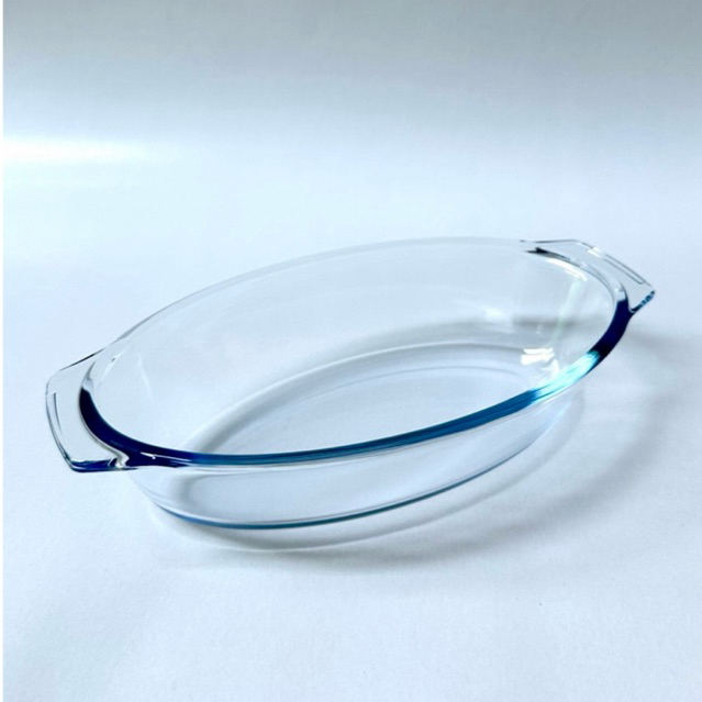 fremoro loyang panggang kaca oval baking tray