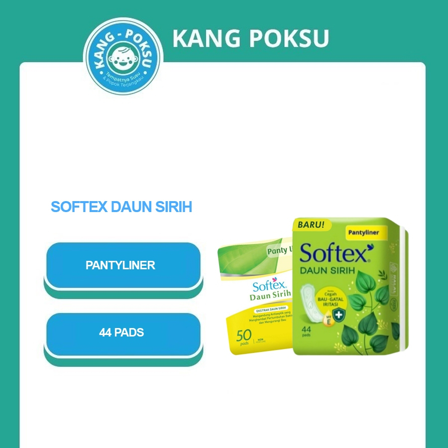 KOTEX SOFTEX PANTYLINER FRESH LINER ANTIBACTERIAL PPKS KPS