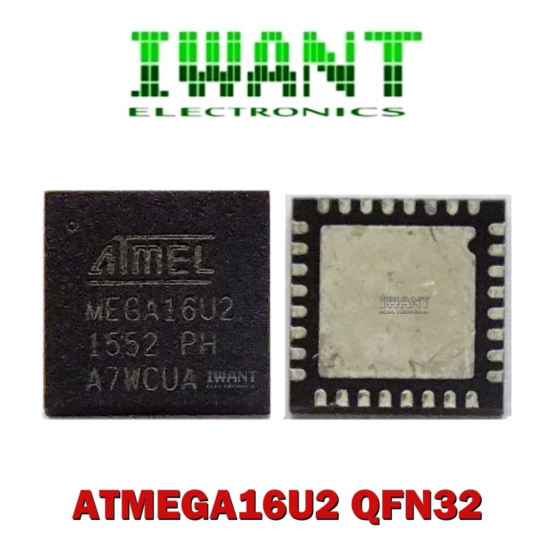 ATMEGA16U2 SMD IC ATMEGA 16U2 IC ATMEL MEGA16U2 QFN-32PIN CHIP ARDUINO ATMEGA16U2