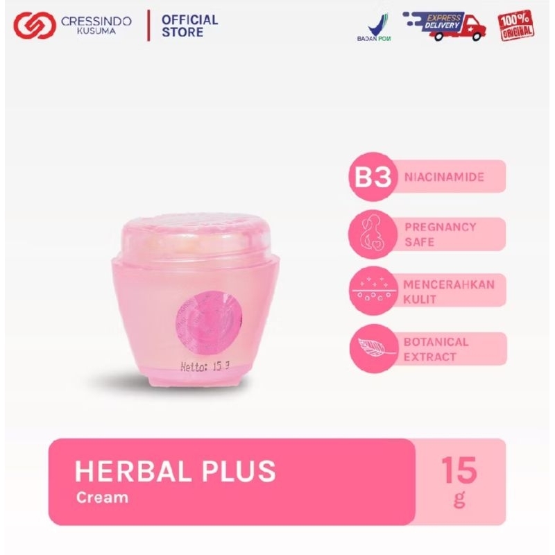 Herbal plus cream original bpom