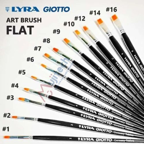 

KUAS LUKIS LYRA GIOTTO FLAT TAKLON FLAT BRUSH