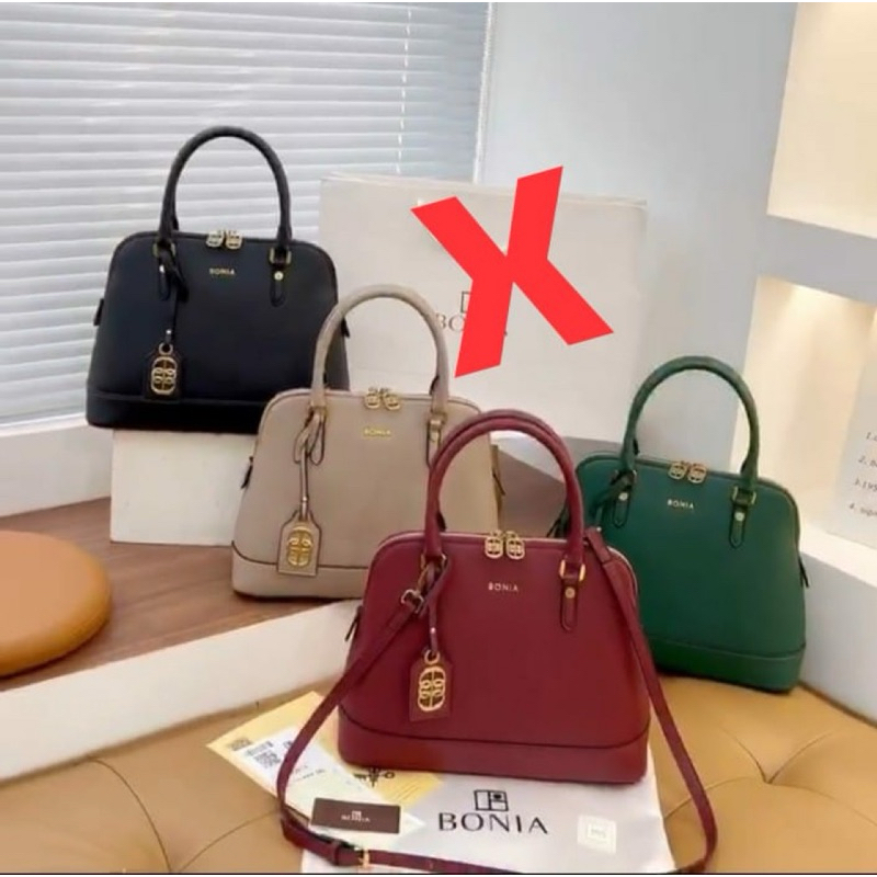 Tas Alma bn big 230727 polos tas top handle bag wanita tas sling bag wanita