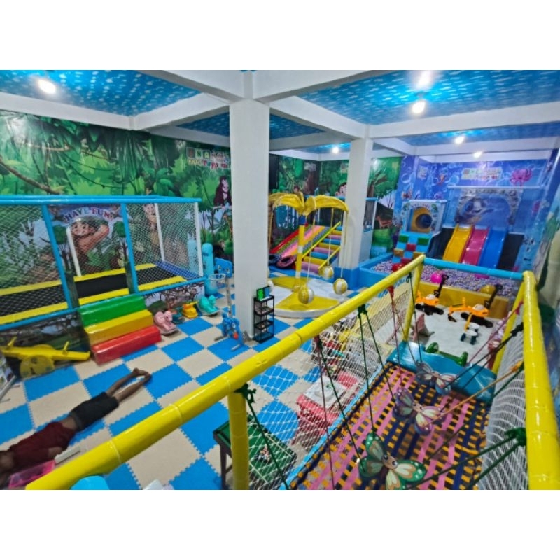 Playground indoor fullset, pengrajin langsung foto real 1000%