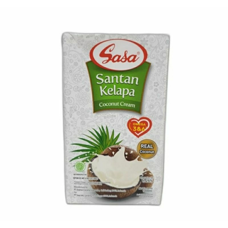 

Sasa Santan Kelapa Coconut Cream 1 Liter