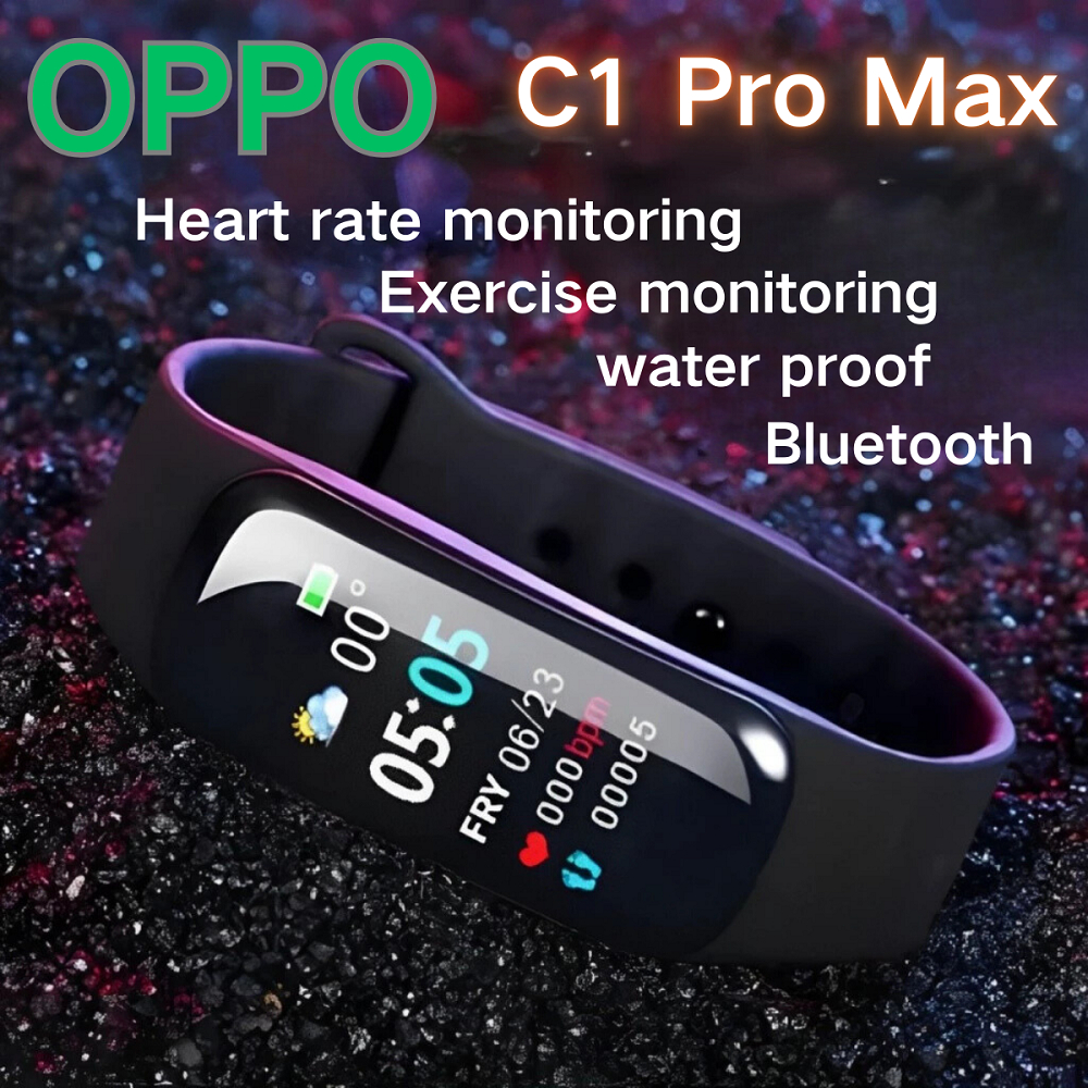 [COD] OPPO Smartband C1 smartwatch Sport mode Jam tangan pria wanita smartwatch smartband Watch Step
