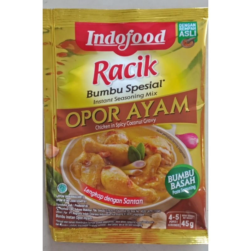 

indofood Bumbu racik rasa opor ayam 45gram