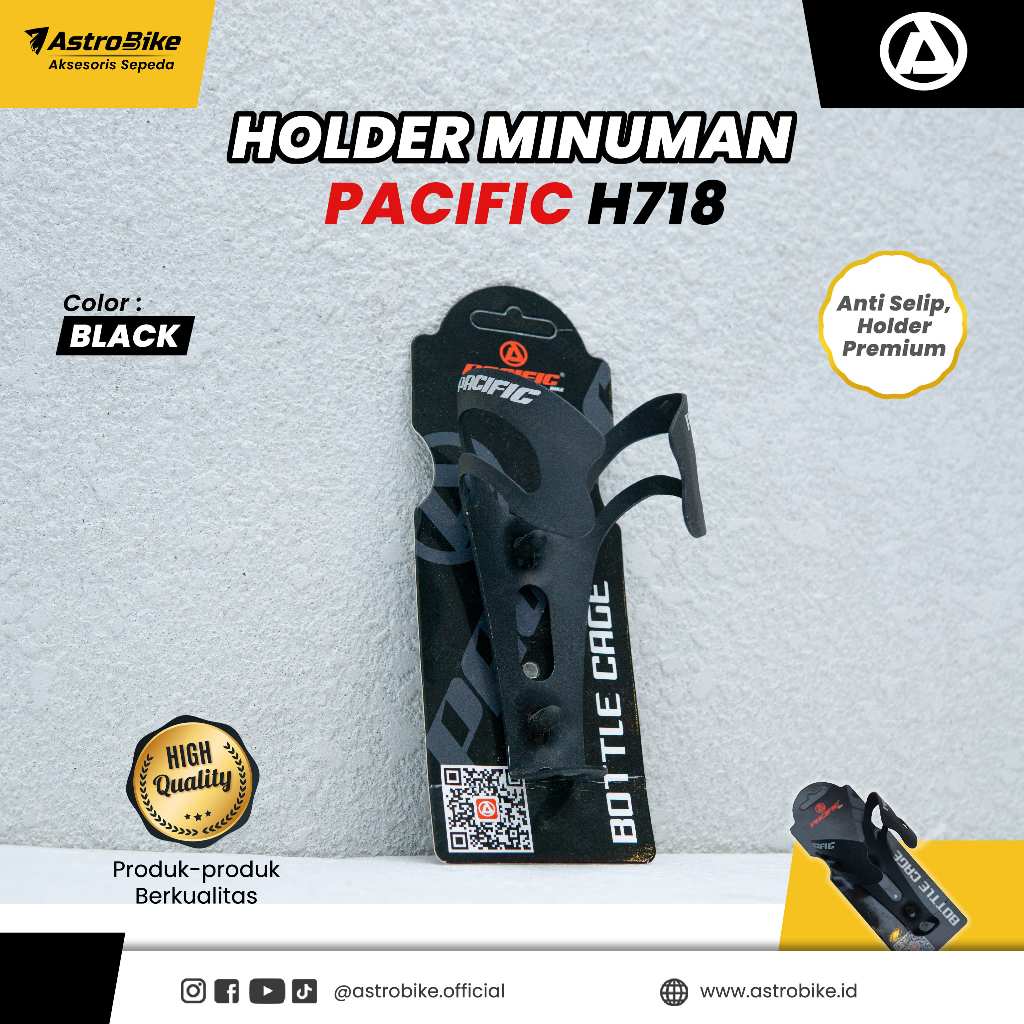 Holder Botol Minum Sepeda - PACIFIC H718