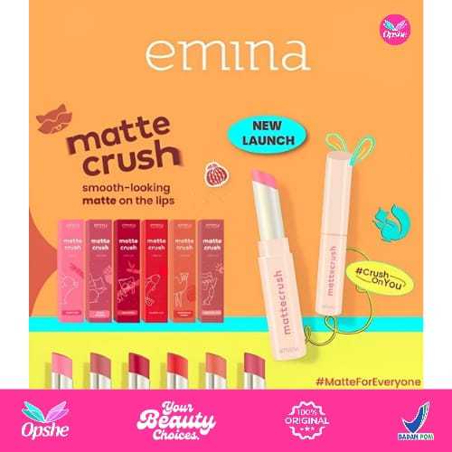 Emina Mattecrush Lipstik
