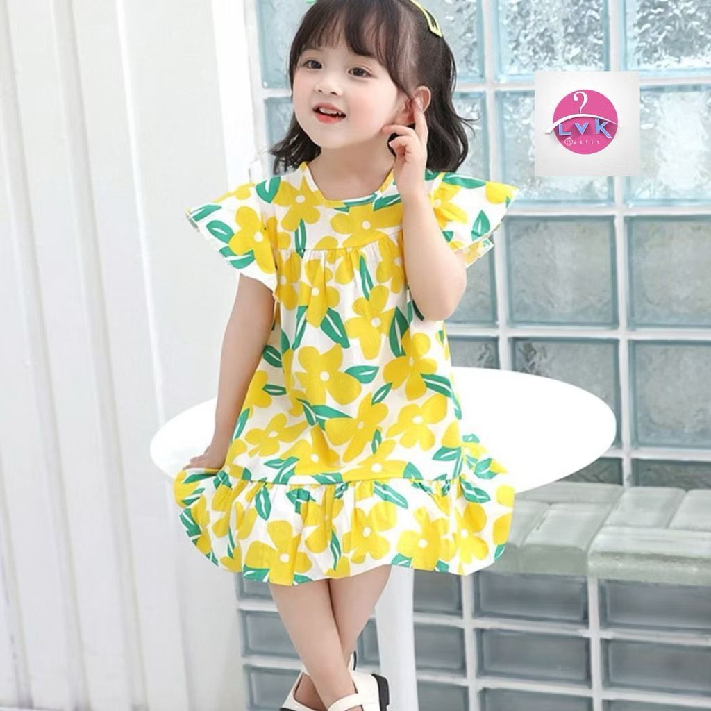 Dress Anak Xica / Baju Bali Bayi / Baju Dress Anak Bayi  Pakaian Anak Perempuan / Baju Pantai