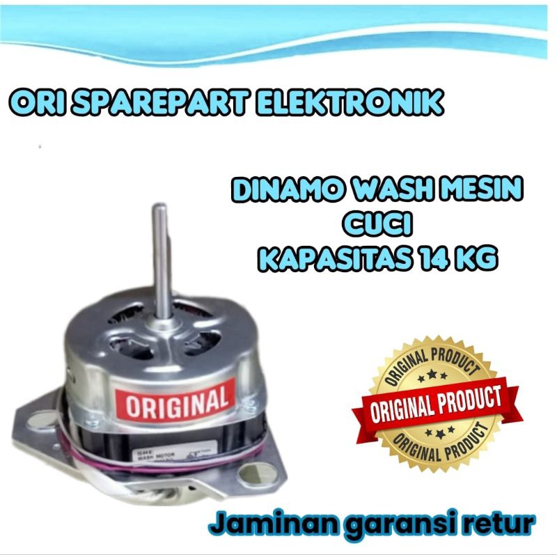 dinamo mesin cuci 14kg POLYTRON PWM-1402 DINAMO WASH as 12mm