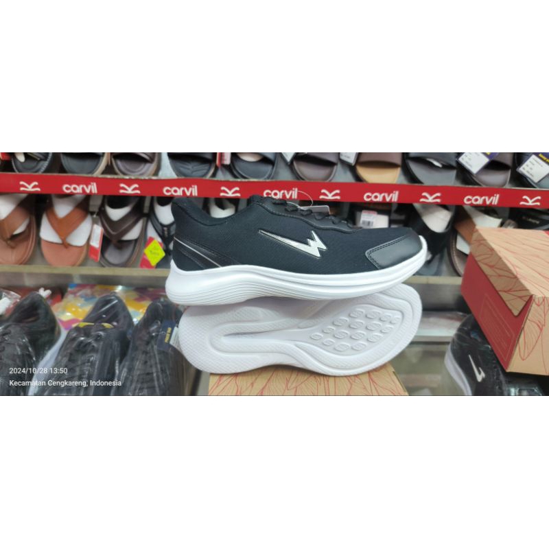 SEPATU SEKOLAH EAGLE ALASKA HITAM PUTIH